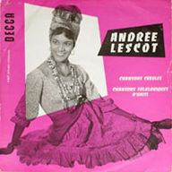 Andree Lescot - Chansons Creoles - Chansons Folkloriques D'Haiti album cover