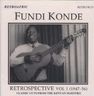 Fundi Konde - Retrospective / vol.1 album cover