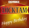 Dicktam (Jean-Claude Francois) - Happy birthday Dicktam (Jean-Claude Francois) - Happy birthday album cover