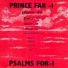 Prince Far I - Psalms For I Prince Far I - Psalms For I album cover