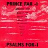 Prince Far I - Psalms For I album cover